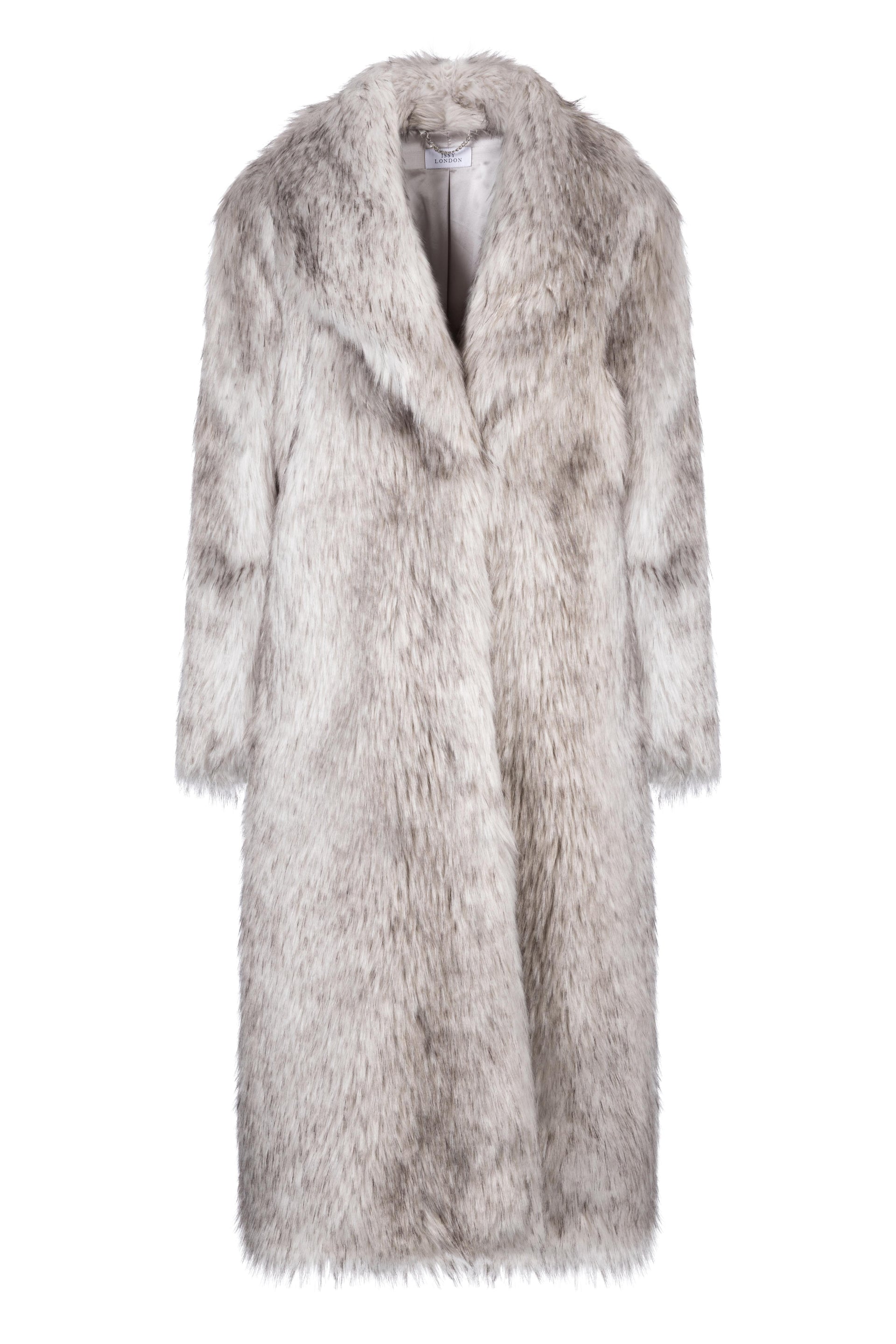 Elizabeth Maxi Coat Vegan Tipped Faux Fur