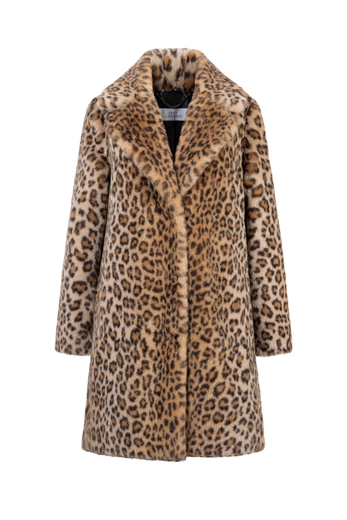 Loretta Luxe Faux Fur Coat Leopard