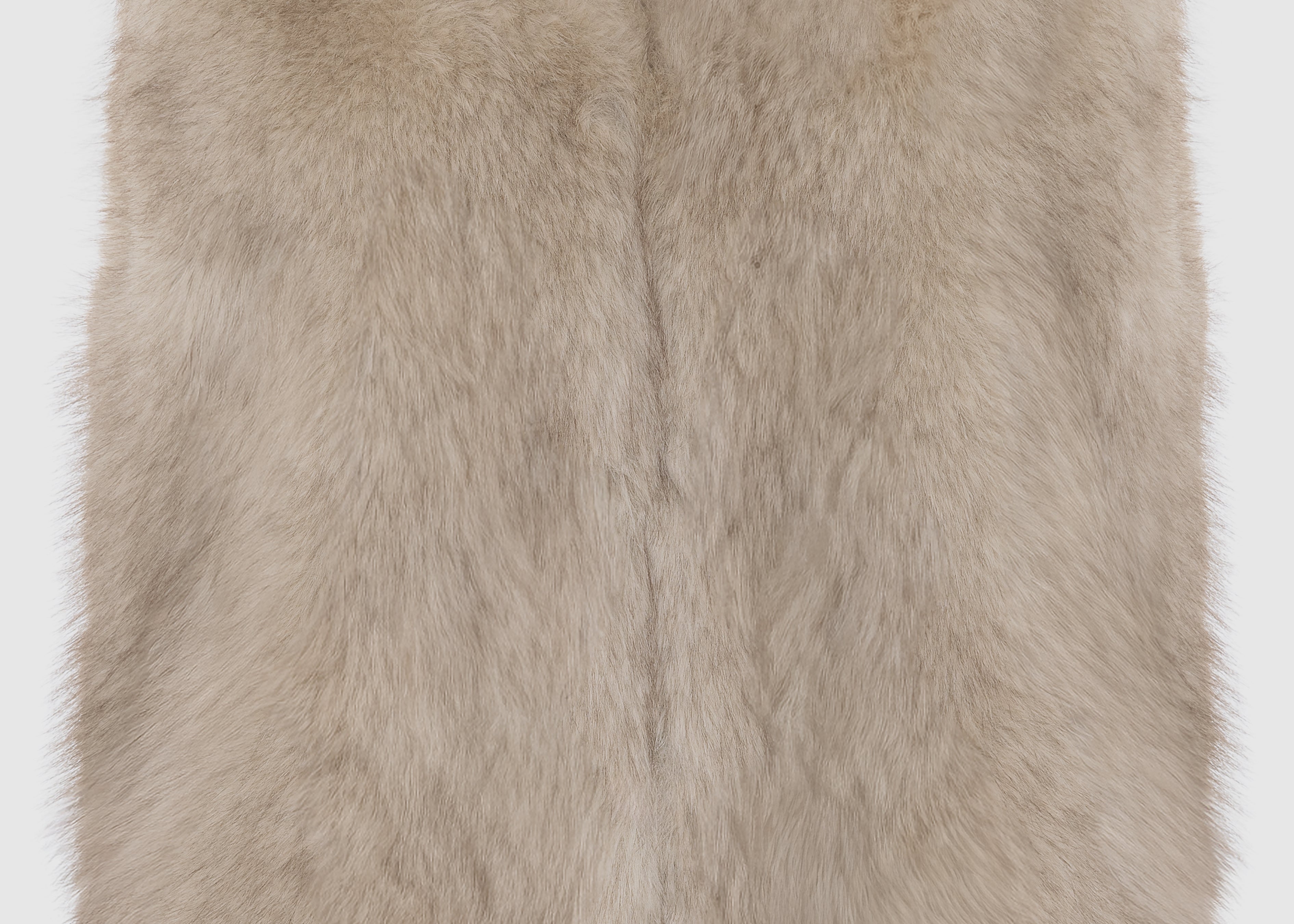 Mia Faux- Fur Gilet in Oatmeal