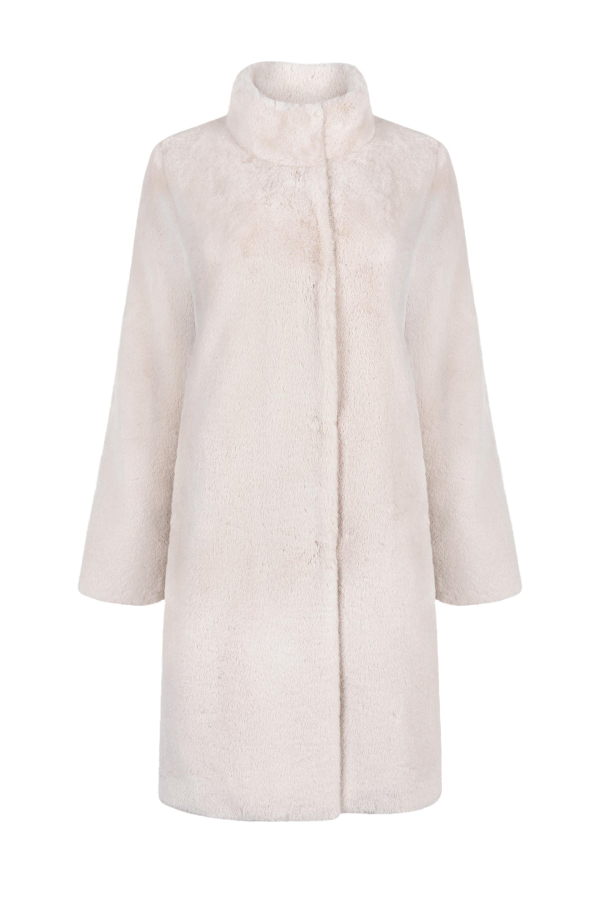 Bette Coat Vegan Faux Soft Pile Fur Mink