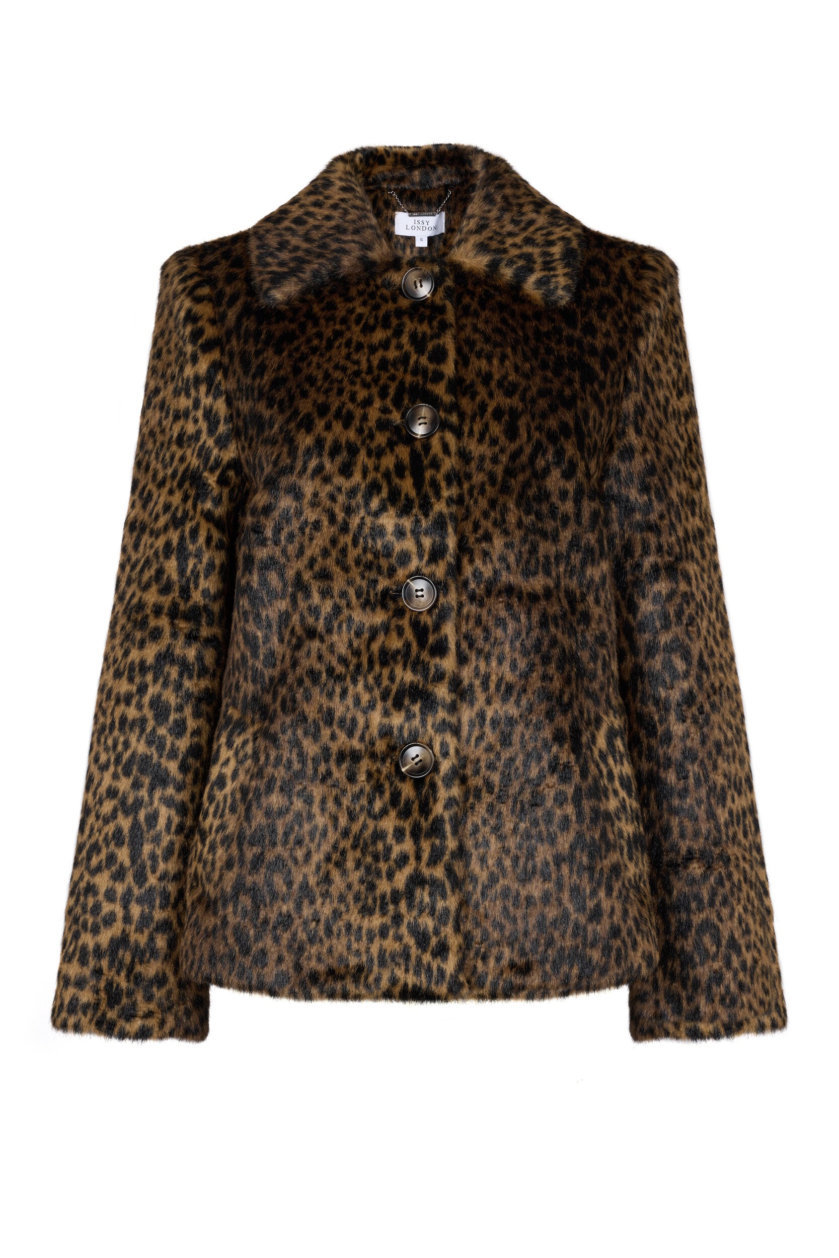 Isla Vegan Faux Fur Jacket Cheetah