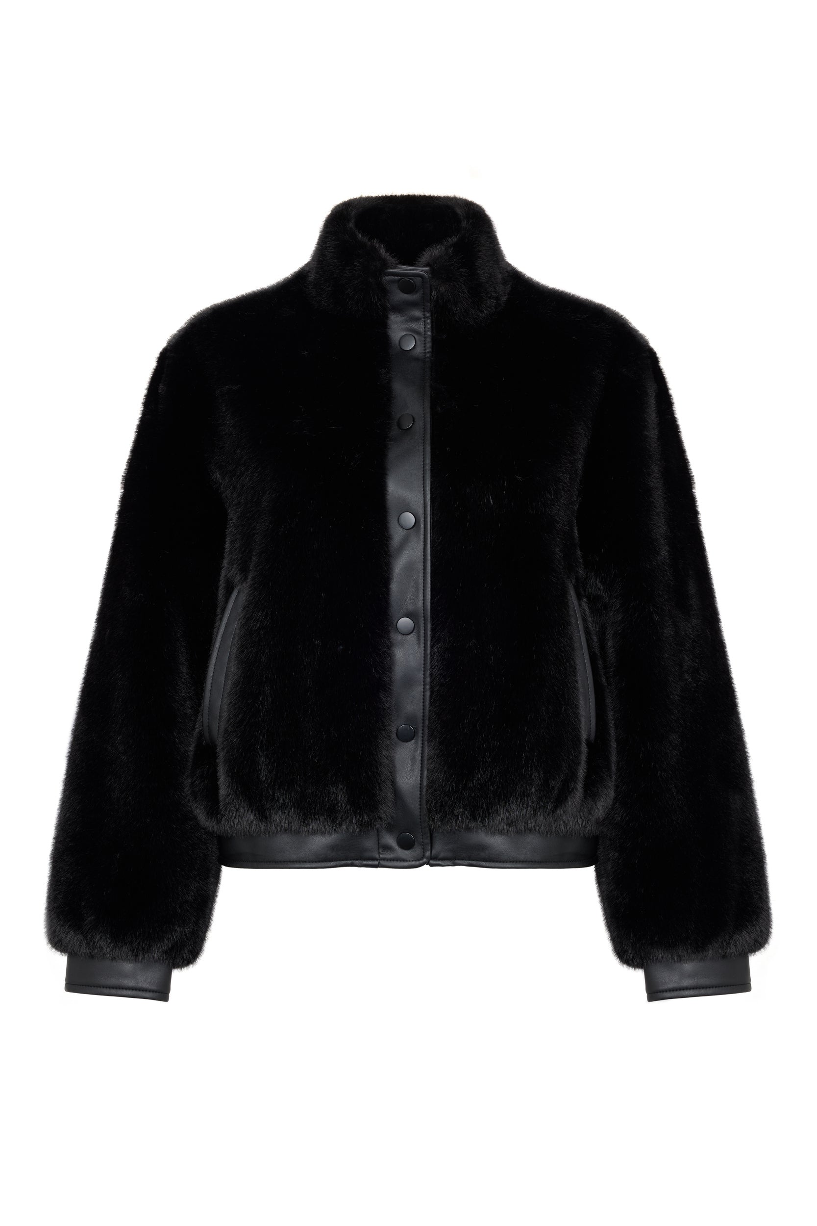 Jolie Bomber Jacket Vegan Luxe Pile Faux Fur