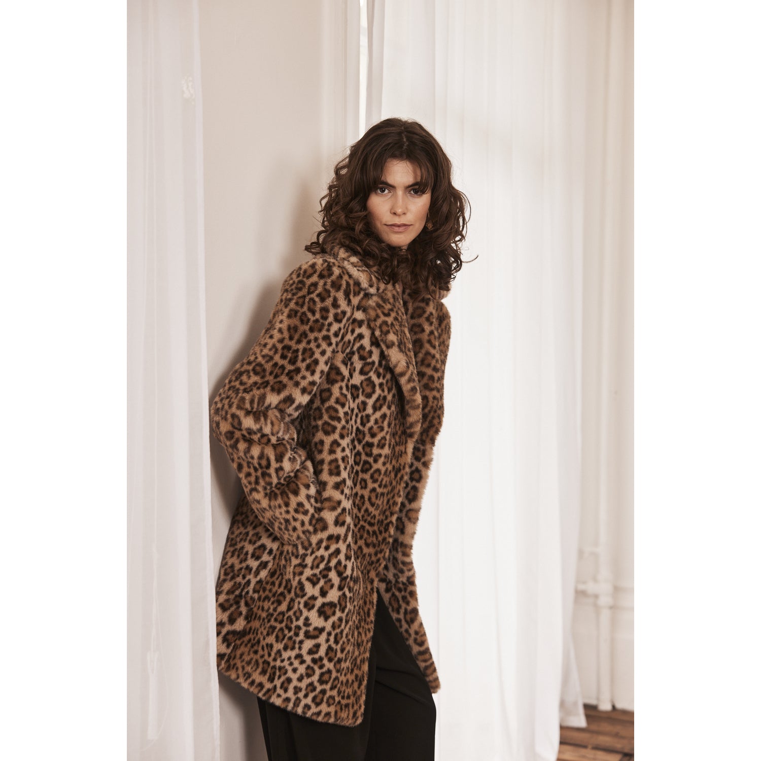 Cliche store Leopard Print Coat