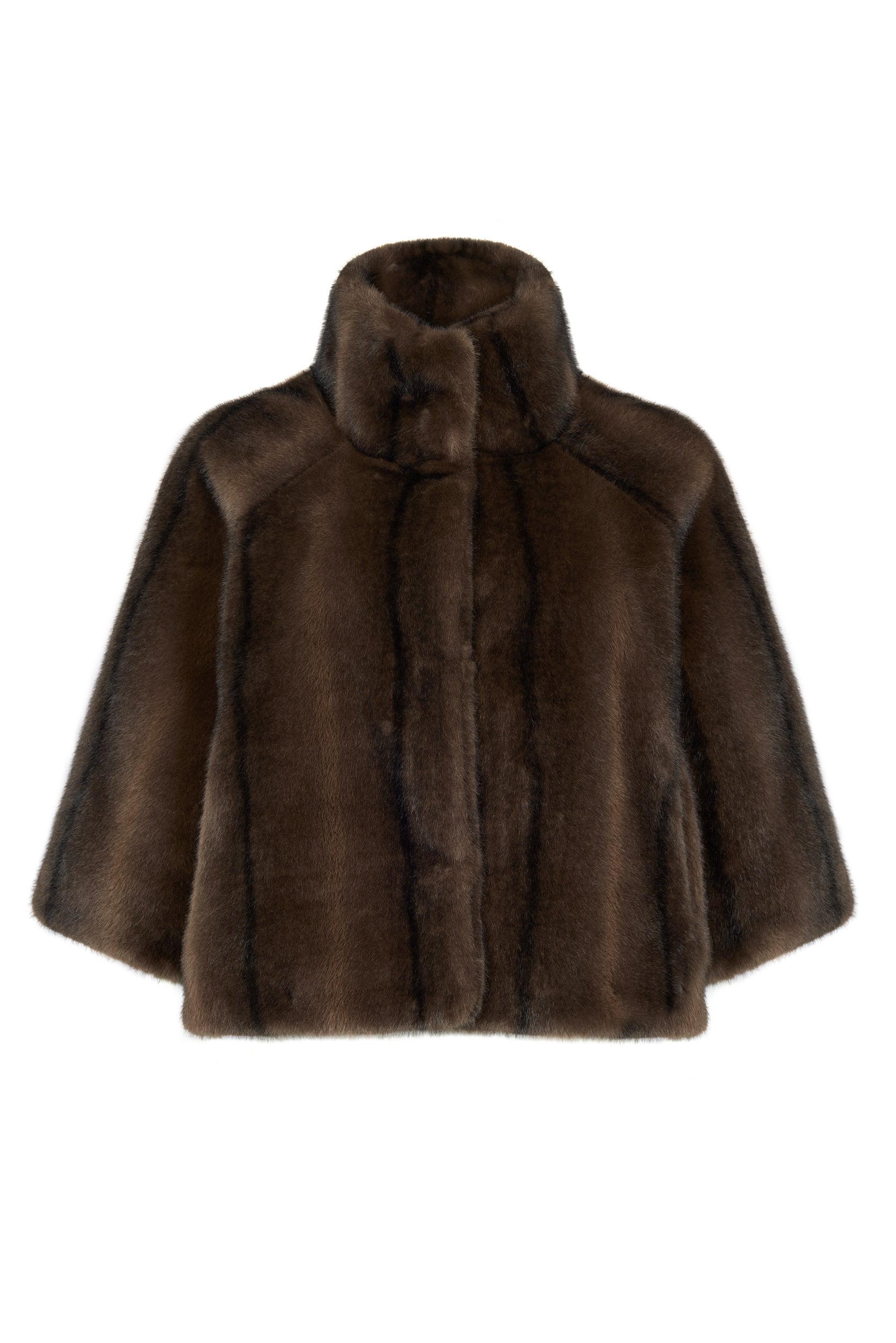 Trinny Cropped Faux Fur Jacket